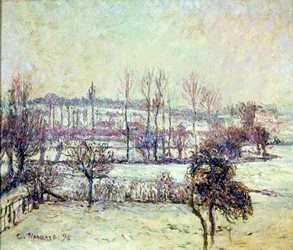 Sneeuweffect in Eragny